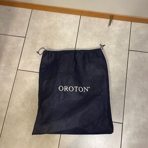 OROTON dark navy blue purse dust bag